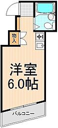 ロイヤルヴィラ ワンルームの間取図画像