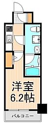 メインステージ北千住4 ワンルームの間取図画像