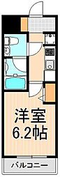 メインステージ北千住5 1Kの間取図画像