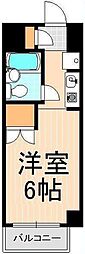 グリーンプラザ北千住 1Kの間取図画像