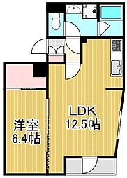 gute Wohnung 北千住 1LDKの間取図画像