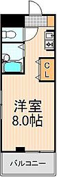 アルバティアラ ワンルームの間取図画像