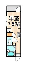 キャナル・レジデンス・アイ ワンルームの間取図画像