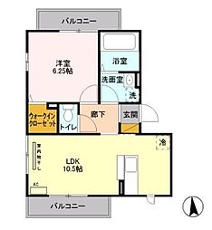 間取図画像 1LDK