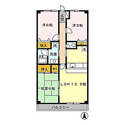 グランシャリオ 3LDKの間取図画像