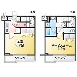 ルーブル川崎鷺沼 1SKの間取図画像