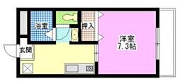 間取図画像 1K