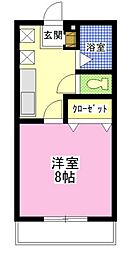 間取図画像 1K