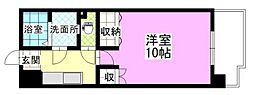 アークハイツ鹿田 1Kの間取図画像