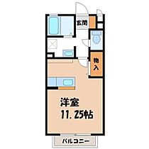 グランドール  ｜ 栃木県宇都宮市江曽島5丁目（賃貸アパート1R・1階・30.03㎡） その2