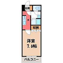 ピアチェーレ  ｜ 栃木県下都賀郡壬生町落合1丁目（賃貸アパート1K・1階・26.44㎡） その2