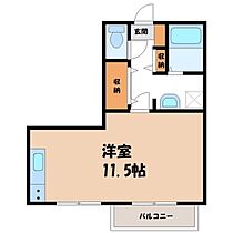 ステージ長宮 A棟  ｜ 栃木県宇都宮市下栗町（賃貸アパート1R・1階・30.99㎡） その2