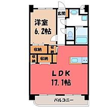 Y＆Mアーバンライフ  ｜ 栃木県宇都宮市石井町（賃貸マンション1LDK・2階・55.51㎡） その2