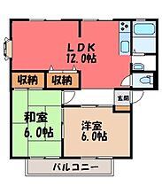 サンビレッジきらら Ｂ棟  ｜ 栃木県下野市小金井1丁目（賃貸アパート2LDK・2階・52.66㎡） その2