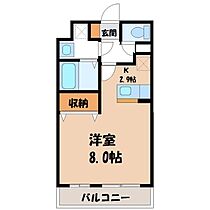 フォレストステージエフ  ｜ 栃木県宇都宮市下岡本町（賃貸アパート1K・1階・28.70㎡） その2