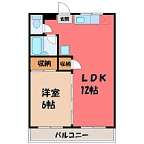 コーポピオーネ  ｜ 栃木県下野市上大領（賃貸アパート1LDK・2階・39.60㎡） その2