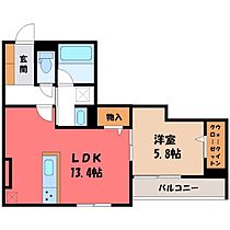 TORISIAS南大通り  ｜ 栃木県宇都宮市南大通り4丁目（賃貸アパート1LDK・3階・48.40㎡） その2