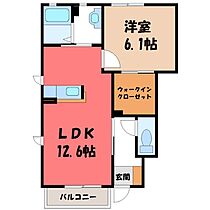 IPM II号棟  ｜ 栃木県宇都宮市インターパーク2丁目（賃貸アパート1LDK・1階・46.68㎡） その2