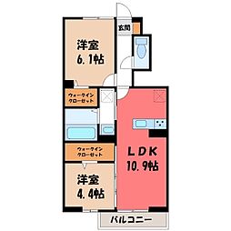 🉐敷金礼金0円！🉐栃木県宇都宮市平松本町