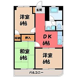 🉐敷金礼金0円！🉐東武宇都宮線 東武宇都宮駅 バス13分 戸祭四...