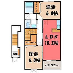 アニメート・ヴィラ F 2階