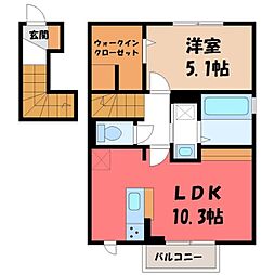 カーサ クラシオン B 2階