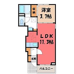サン・カレント B 1階