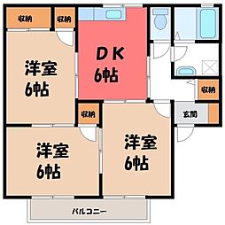 間取図画像 3DK