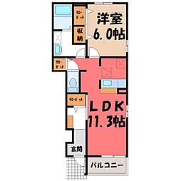 サンシャイン B 1階/-
