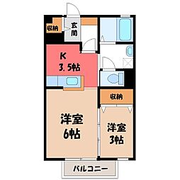 フォンテーヌ・コリーヌ B 1階/-