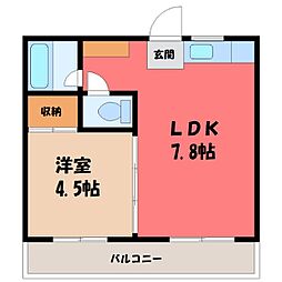 銀河ハイツ(おもちゃのまち) 2階/-