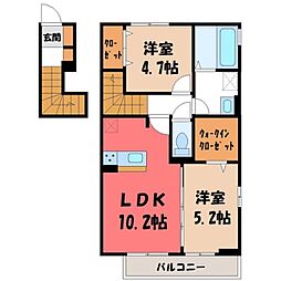 シャルム B 2階/-