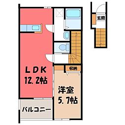東武日光線 新鹿沼駅 徒歩16分 2階/-