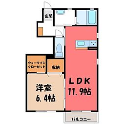 フローラル コート 1階/-