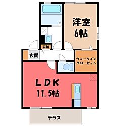 クレアールS A 1階