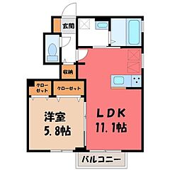 物件の間取り