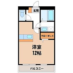 クライムドア ワンルームの間取図画像