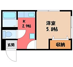 プランドール雀の宮 1階/-