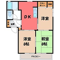 シャーメゾン鶴田 C棟 2階/-