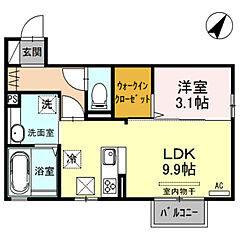 物件の間取り