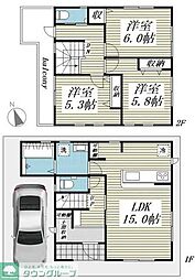 さいたま市宮町01 3LDKの間取り