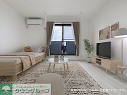 湘南新宿ライン高海 行田駅 徒歩3分の賃貸アパート 3階1Kのリビング/ダイニング