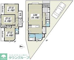Ｓｕｍａｉ−ｔｏさいたま市中央区八王子01 3LDKの間取り