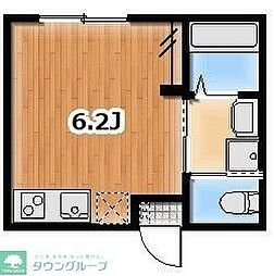 Ａｍｂｉｔｉｏｎ見沼 1階ワンルームの間取り