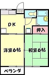 間取図画像 2DK