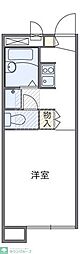レオパレスＭＵＳＡＳＨＩ 2階1Kの間取り