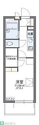 レオパレス西本郷 1Kの間取図画像