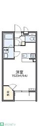 レオネクスト北鴻巣 1Kの間取図画像