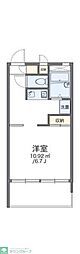 レオパレスGOLD 1Kの間取図画像