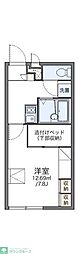 レオパレス武蔵 1Kの間取図画像